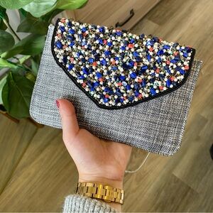 NWT Moufta El Chark Lebanese Hand Beaded Bag